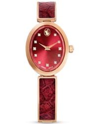 Swarovski - Crystal Rock Oval Watch, Swiss Made, Metal Bracelet, Rose-Tone Finish - Lyst