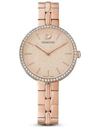Swarovski - Cosmopolitan Watch, Swiss Made, Metal Bracelet, Rose-Tone Finish - Lyst