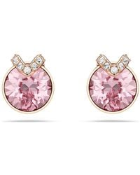 Swarovski - Bella Stud Earrings - Lyst