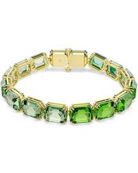 Swarovski - Pulsera millenia, talla octogonal, degradado de color - Lyst