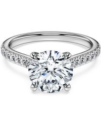 Swarovski - Bague solitaire eternity, diamants de synthèse 2,2 ct tw, forme ronde, or - Lyst
