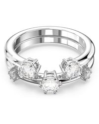 Swarovski - Constella Ring Set - Lyst