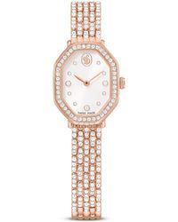 Swarovski - Dextera Octagon Watch, Swiss Made, Metal Bracelet, Rose-Tone Finish - Lyst