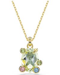 Swarovski - Gema anhänger, verschiedene schliffe, mehrfarbig, goldlegierungsschicht - Lyst
