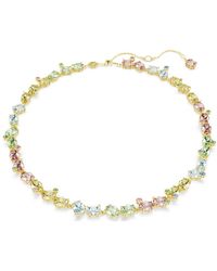 Swarovski - Gema Tennis Necklace - Lyst