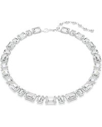 Swarovski - Millenia tennis halskette, oktagon-schliff - Lyst
