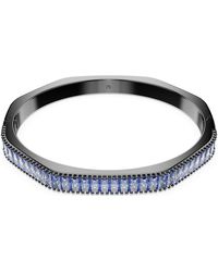 Swarovski - Matrix Baguette-Cut Bracelet - Lyst