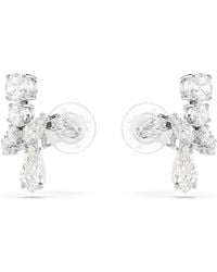 Swarovski - Matrix Clip Earrings - Lyst