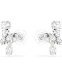Swarovski - Boucles d'oreilles clip matrix, tailles variées - Lyst