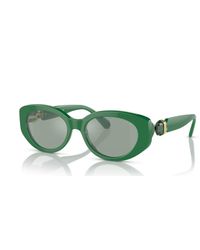 Swarovski - Occhiali da sole, forma occhi di gatto, sk6002el, verdi - Lyst