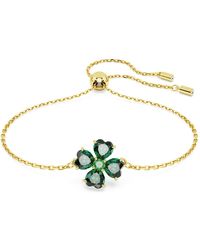 Swarovski - Bracelet idyllia, tailles variées, trèfle à quatre feuilles - Lyst