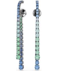 Swarovski - Matrix Ladies Plated Earrings - Lyst
