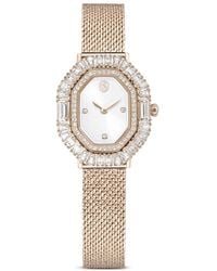 Swarovski - Matrix Octagon Uhr, Metallarmband, Goldfarben, Champagne-vergoldetes Finish - Lyst