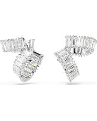 Swarovski - Ariana Grande X Ear Cuffs, Baguette Cut, Rhodium Plated - Lyst