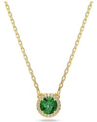 Swarovski - Pendentif una angelic, taille ronde, pavé - Lyst