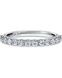 Swarovski - Anello a fascia eternity, diamanti creati in laboratorio 0,5 ct tw, oro - Lyst