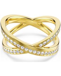 Swarovski - Delta Band Ring - Lyst