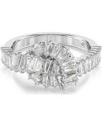 Swarovski - Matrix ring, baguette-schliff, knoten - Lyst