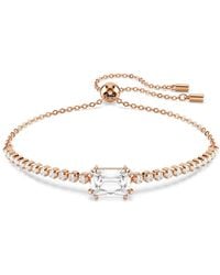 Swarovski - Bracelet tennis matrix, tailles variées - Lyst
