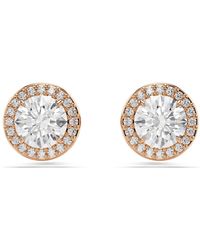 Swarovski - Una ohrstecker, rundschliff - Lyst