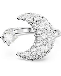Swarovski - Luna offener ring, mond - Lyst