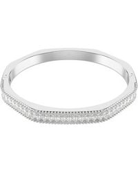 Swarovski - Matrix Baguette Cut Bangle, Size Small - Lyst