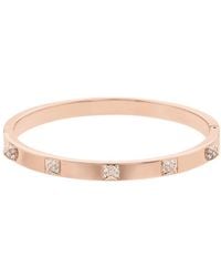 Swarovski - Dextera Bangle, Pavé, 18K Rose Finish - Lyst