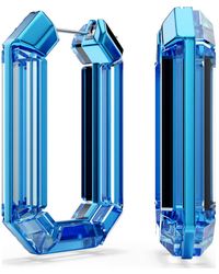 Swarovski - Lucent Hoop Earrings - Lyst