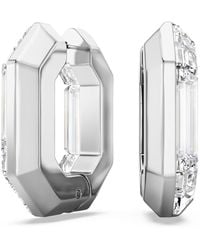 Swarovski - Lucent Hoop Earrings - Lyst