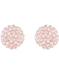 Pink Swarovski Earrings and ear cuffs for Women | Lyst