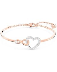 Swarovski - Brazalete infinity - Lyst