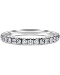 Swarovski - Anello a fascia eternity, diamanti creati in laboratorio 0,4 ct tw, oro giallo 18 k - Lyst