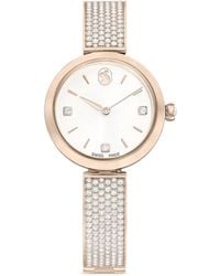 Swarovski - Illumina Watch, Swiss Made, Metal Bracelet, Champagne-Tone Finish - Lyst
