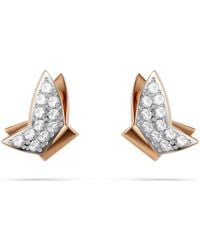 Swarovski - Lilia Stud Earrings - Lyst