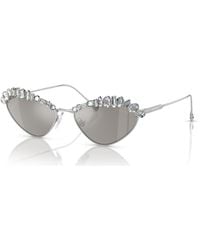 Swarovski - Sonnenbrille, cat-eye-form, sk7009 - Lyst