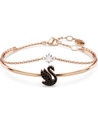 Swarovski - Bracelet-jonc swan, cygne - Lyst