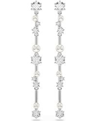 Swarovski - Pendientes constella, crystal pearl, tallas redondas - Lyst