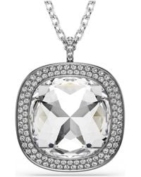 Swarovski - Una Angelic Pendant And Brooch, Cushion Cut, Mixed Plating - Lyst
