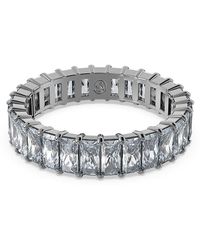 Swarovski - Bague matrix, taille baguette - Lyst
