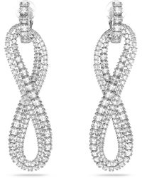 Swarovski - Hyperbola Clip Earrings - Lyst