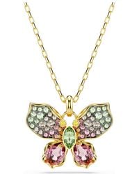 Swarovski - Idyllia anhänger, verschiedene schliffe, pavé, schmetterling - Lyst