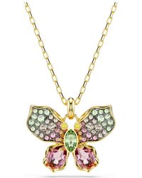 Swarovski - Pendente idyllia, taglio misto, pavé, farfalla - Lyst