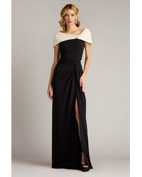 Tadashi Shoji - Perkins Asymmetric Draped Gown - Lyst