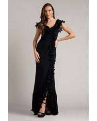 Tadashi Shoji - Leandra Cascading Ruffle Gown - Lyst