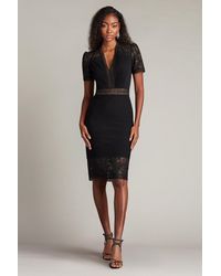 Tadashi Shoji - Brone Illusion Lace Cocktail Dress - Lyst
