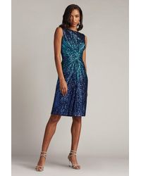 Tadashi Shoji - Solene Sequin Cocktail Dress-Royom - Lyst