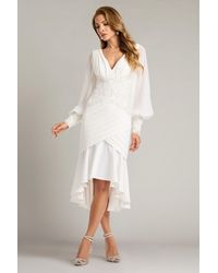 Tadashi Shoji - Kalina Blouson Sleeve High-Low Dress - Lyst