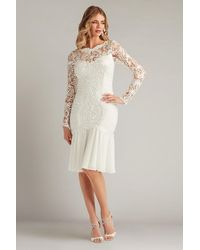 Tadashi Shoji - Novara Embroidered Skater Dress - Lyst