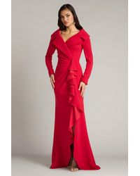 Tadashi Shoji - Noma Portrait Collar Gown-Rdrck - Lyst