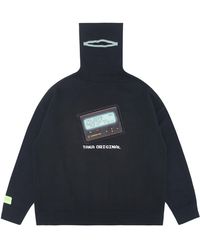 Taka Original [ Eternet 002] The Life Of Star Knit Jumper in Black